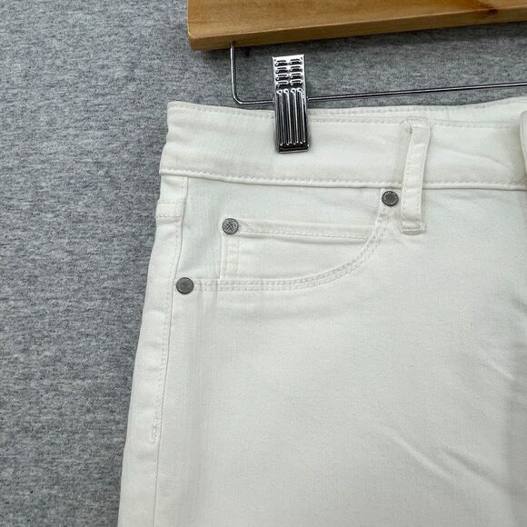 Articles of Society Jeans Womens 28 White Denim Skinny Low Rise 5 Pocket - Picture 5 of 12